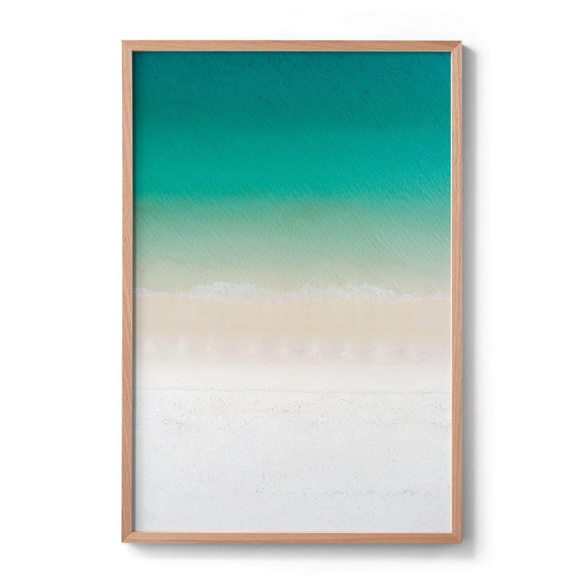 Whitehaven Beach Abstract - Framed Print