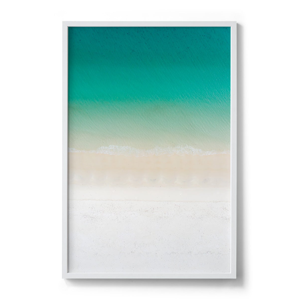 Whitehaven Beach Abstract - Framed Print
