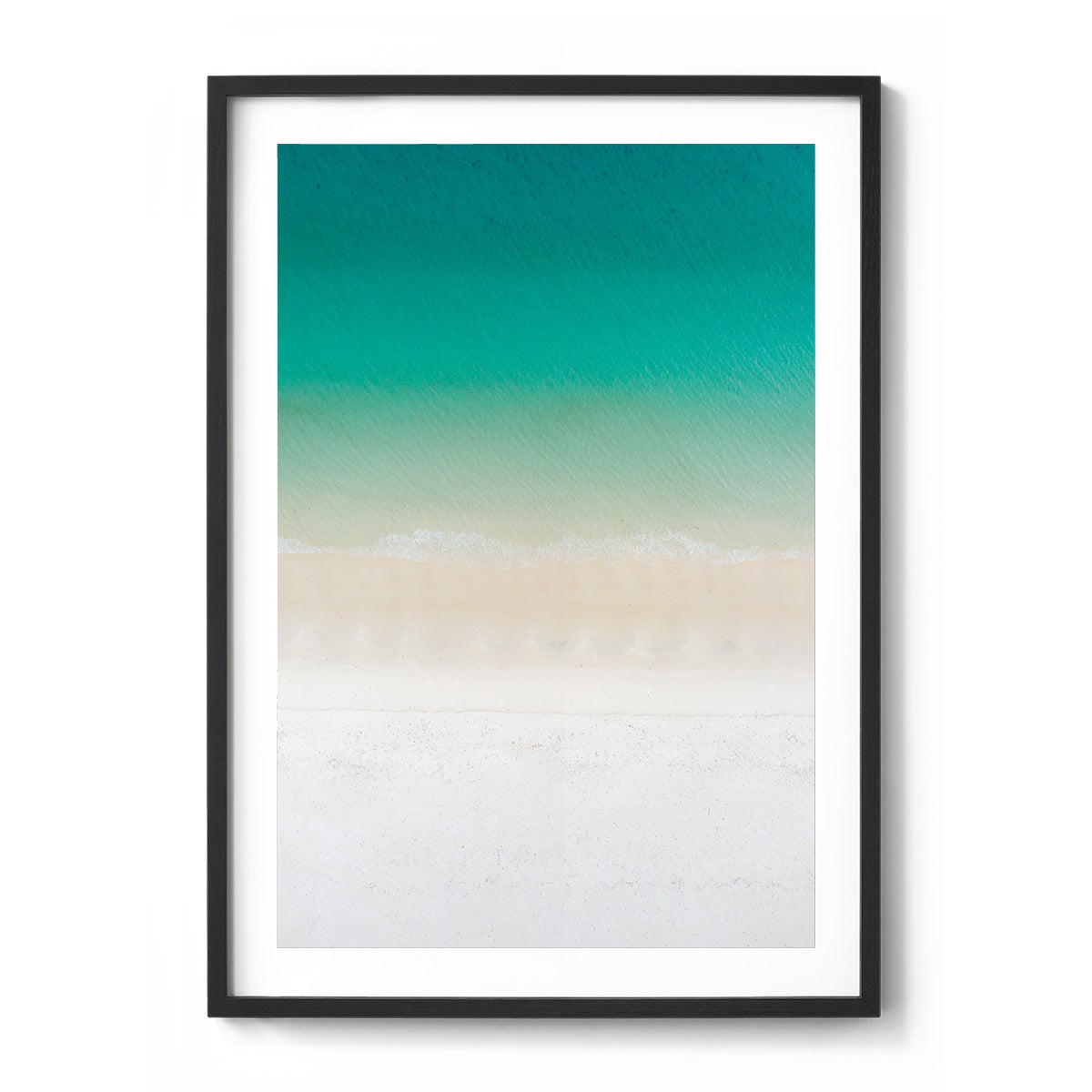 Whitehaven Beach Abstract - Framed Print
