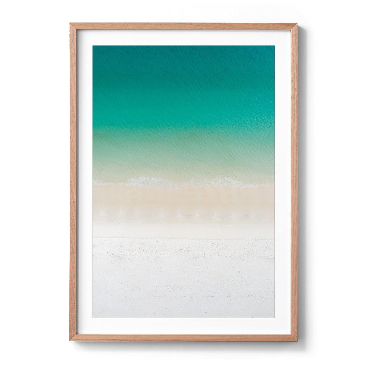 Whitehaven Beach Abstract - Framed Print
