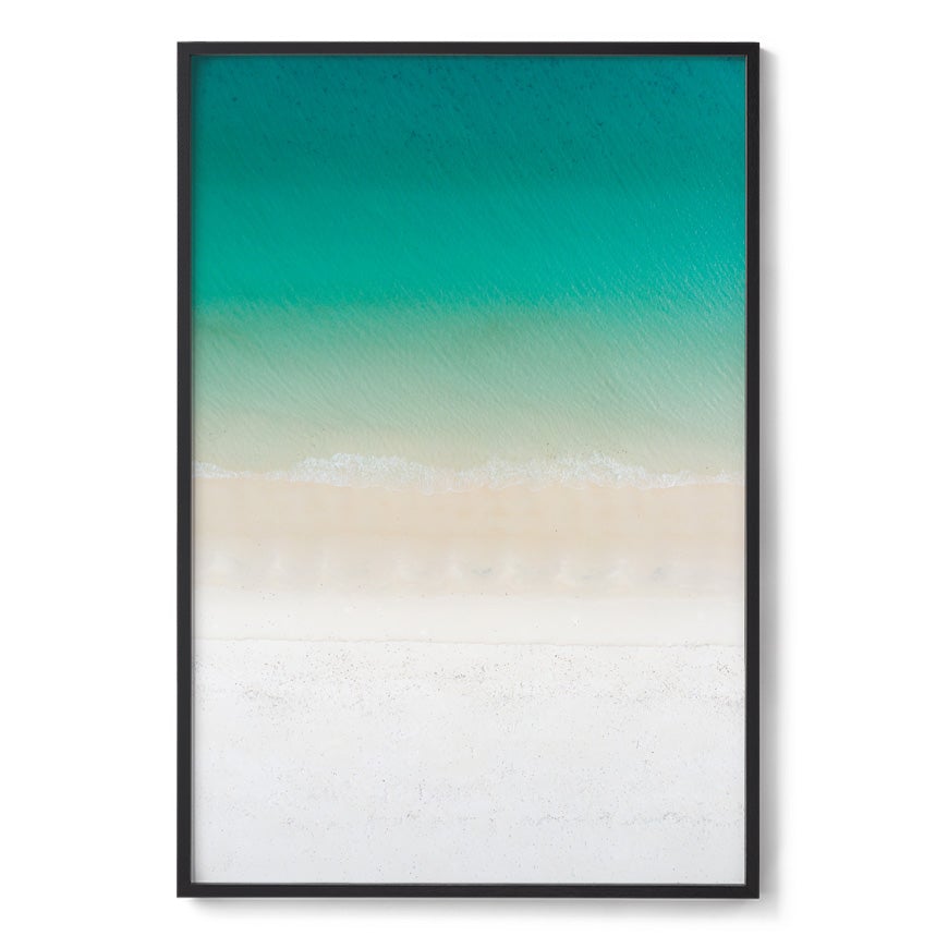 Whitehaven Beach Abstract - Framed Print