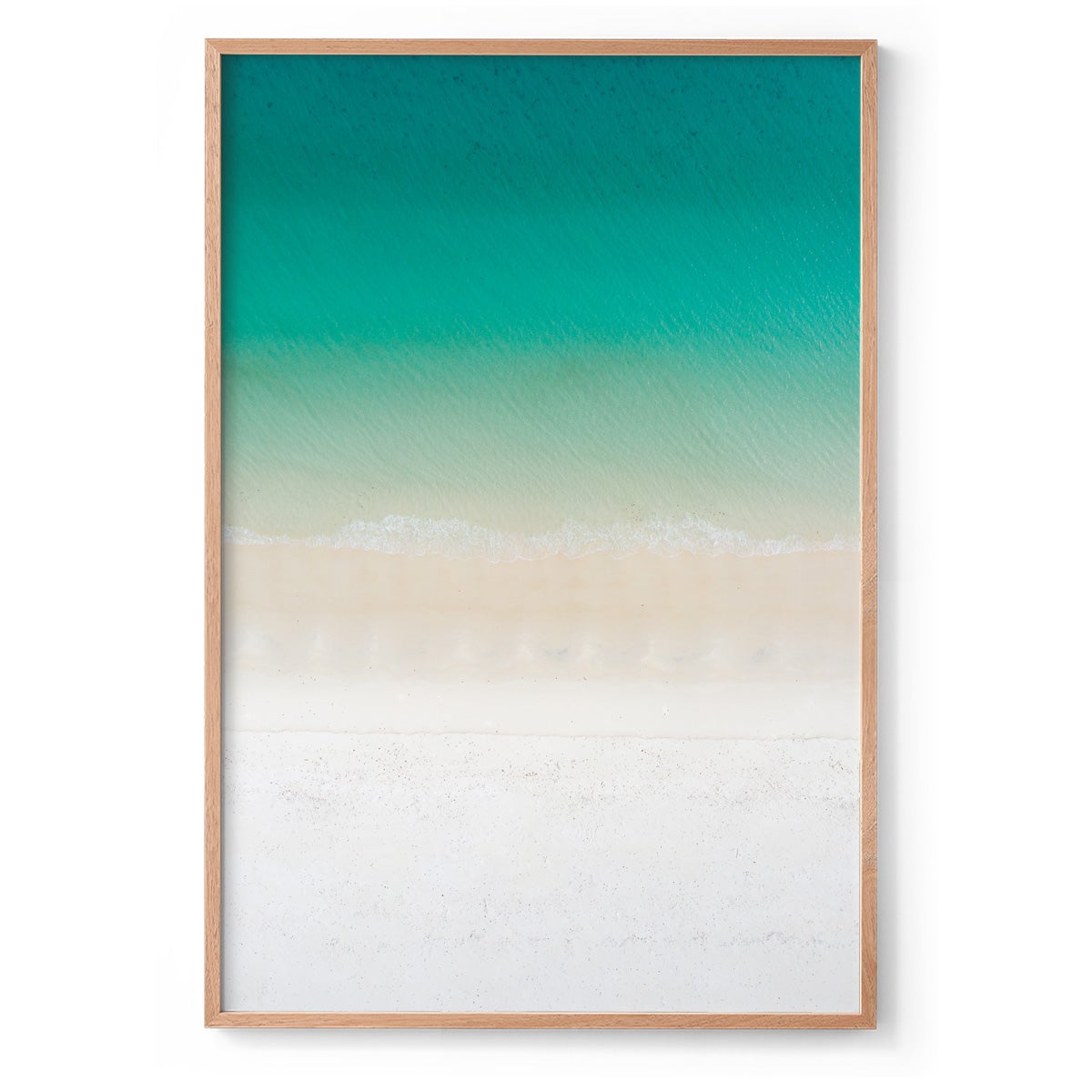 Whitehaven Beach Abstract - Framed Print