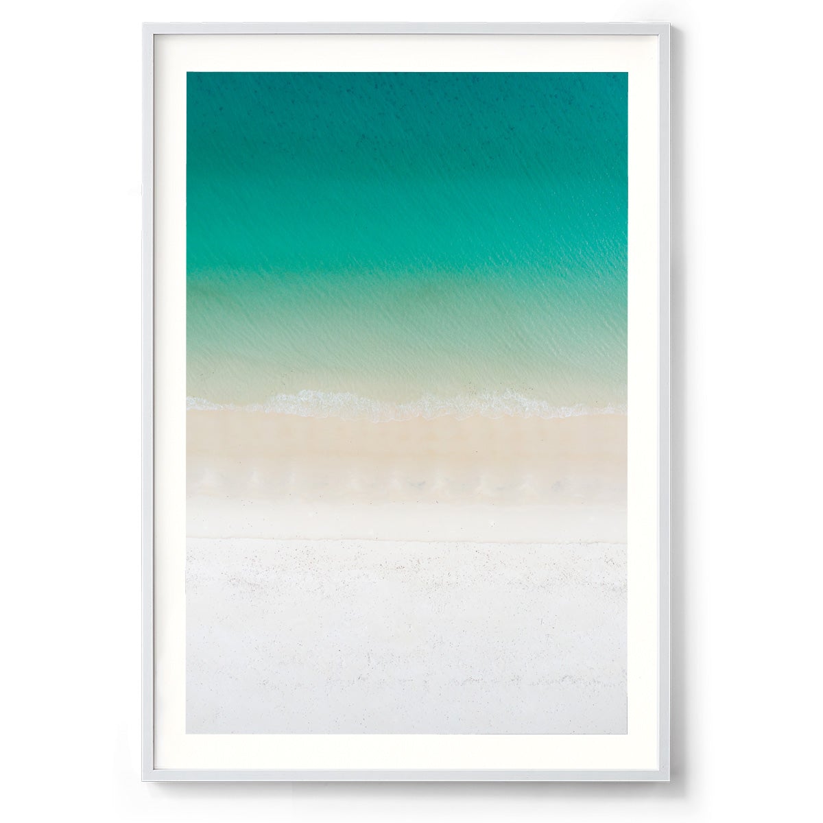 Whitehaven Beach Abstract - Framed Print