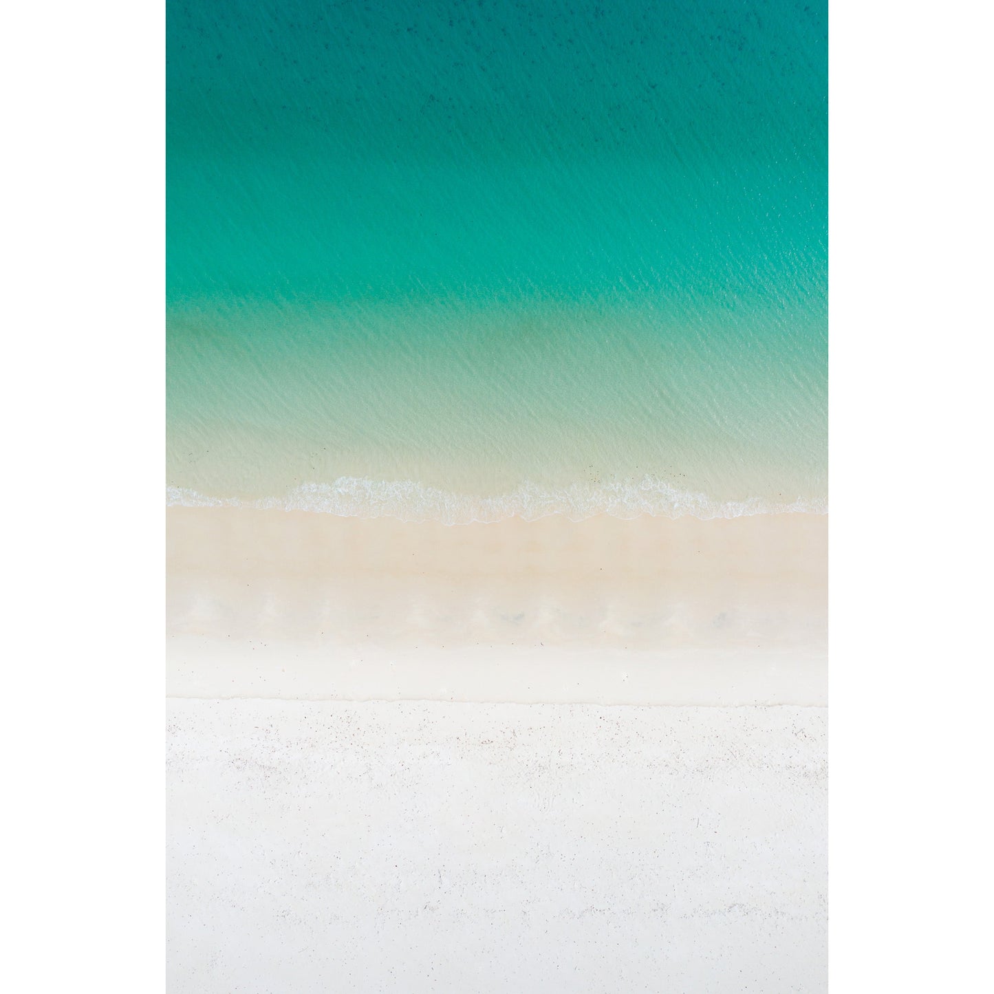 Whitehaven Beach Abstract - Framed Print