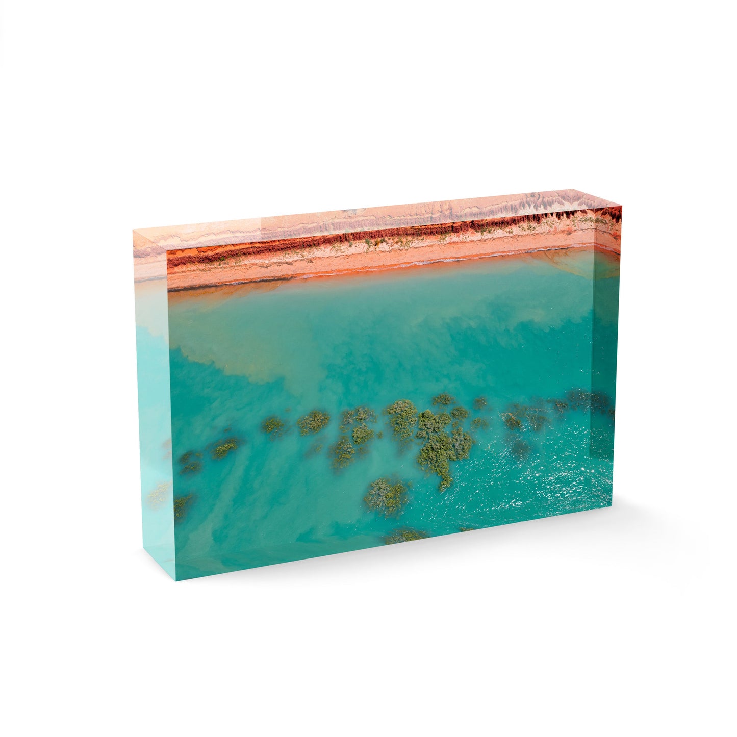 Roebuck Bay Aerial - Acrylic ICE Block