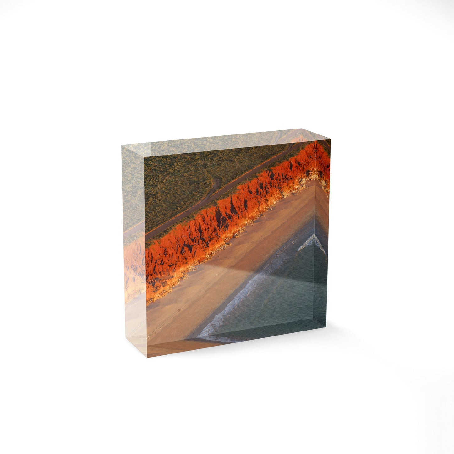 James Price Point Sunset #1 - Square Acrylic ICE Block