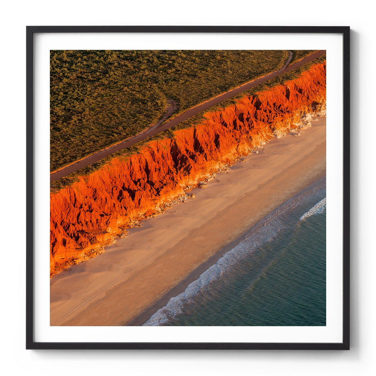 James Price Point Sunset #1 - Square Framed Print