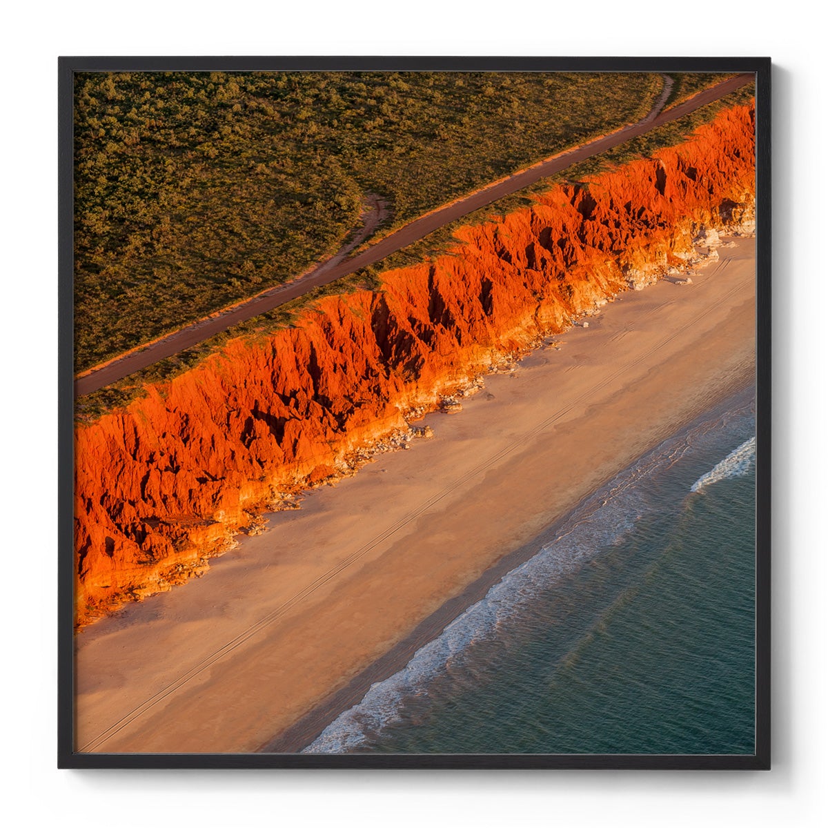 James Price Point Sunset #1 - Square Framed Print