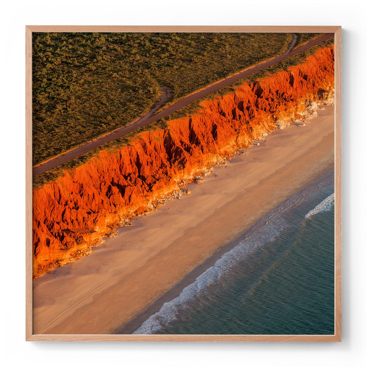 James Price Point Sunset #1 - Square Framed Print
