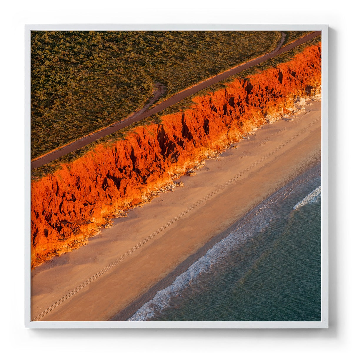 James Price Point Sunset #1 - Square Framed Print