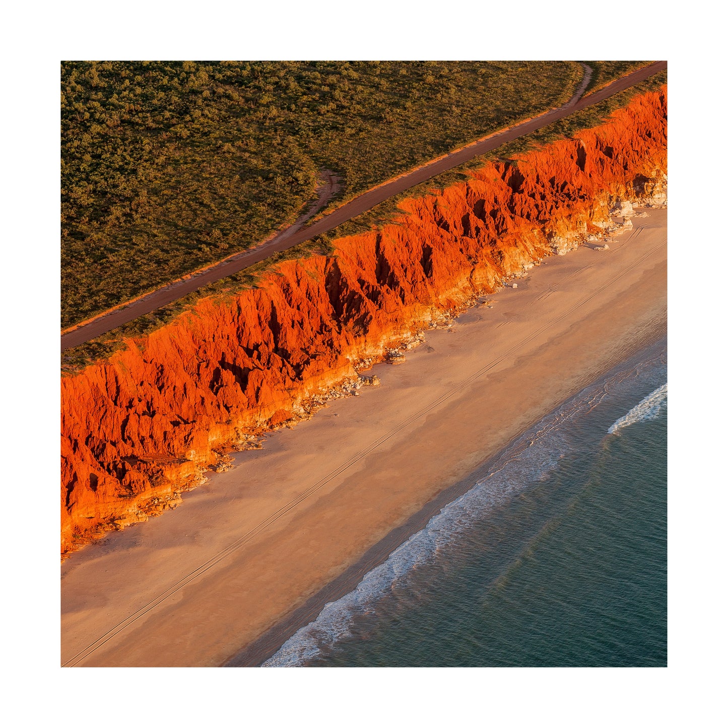 James Price Point Sunset #1 - Square Framed Print