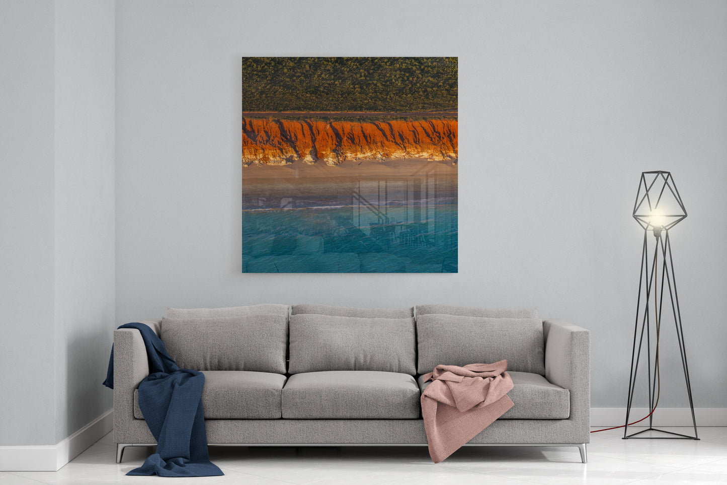 James Price Point Sunset #2 - Square Acrylic Print
