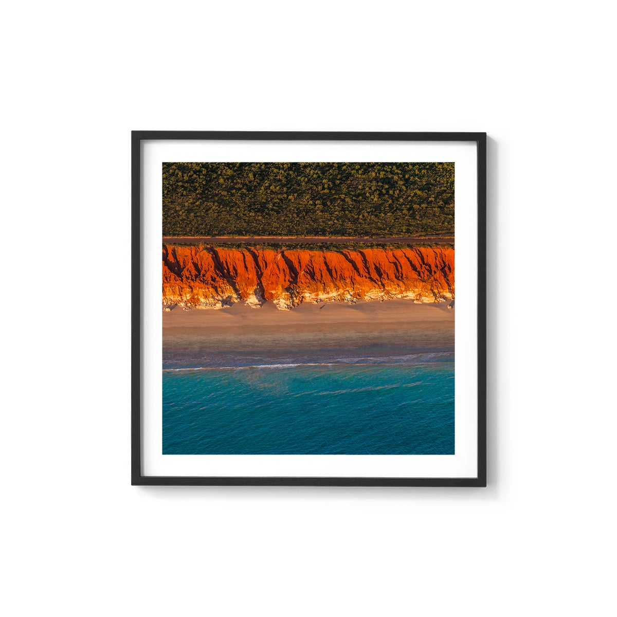 James Price Point Sunset #2 - Square Framed Print