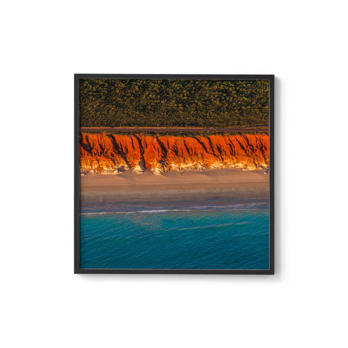 James Price Point Sunset #2 - Square Framed Print
