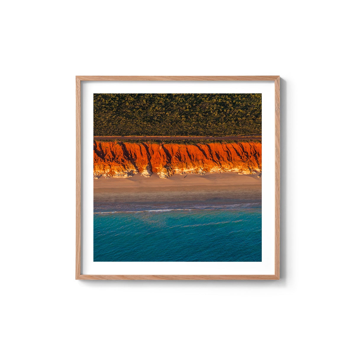 James Price Point Sunset #2 - Square Framed Print