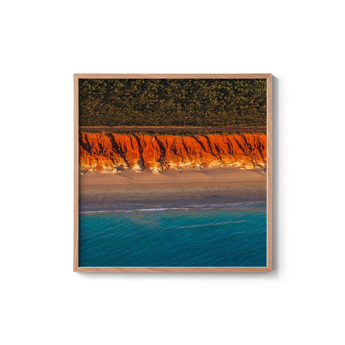 James Price Point Sunset #2 - Square Framed Print