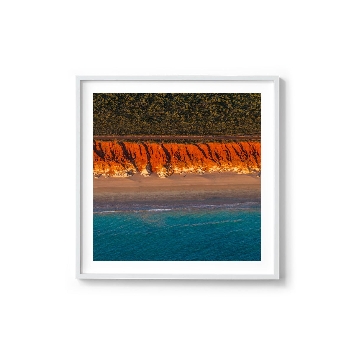 James Price Point Sunset #2 - Square Framed Print