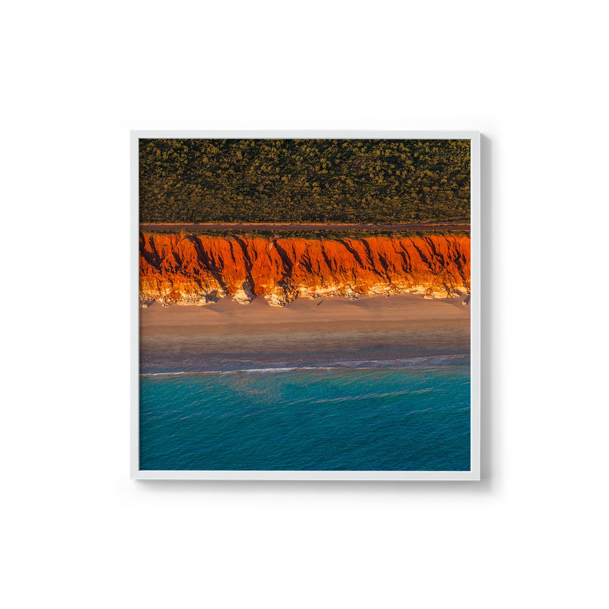 James Price Point Sunset #2 - Square Framed Print