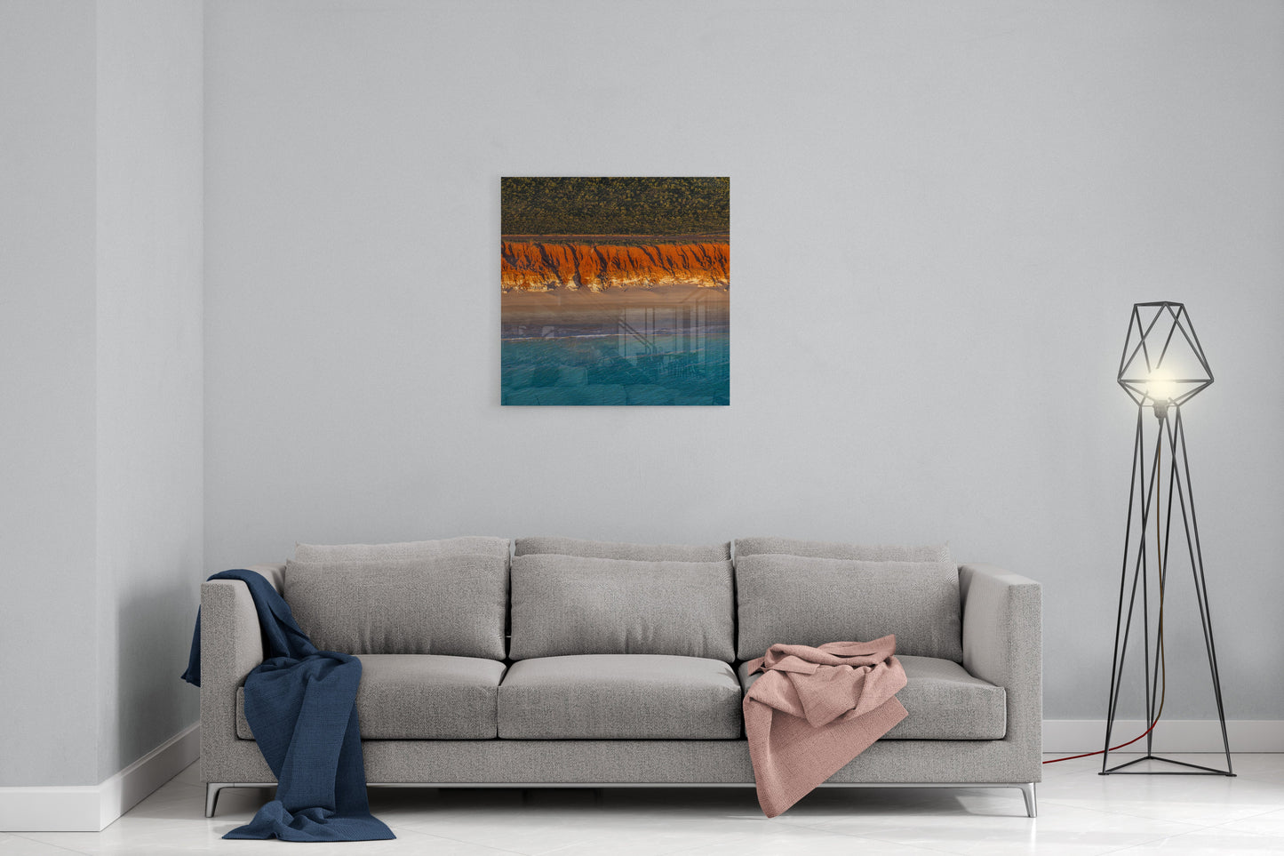 James Price Point Sunset #2 - Square Acrylic Print