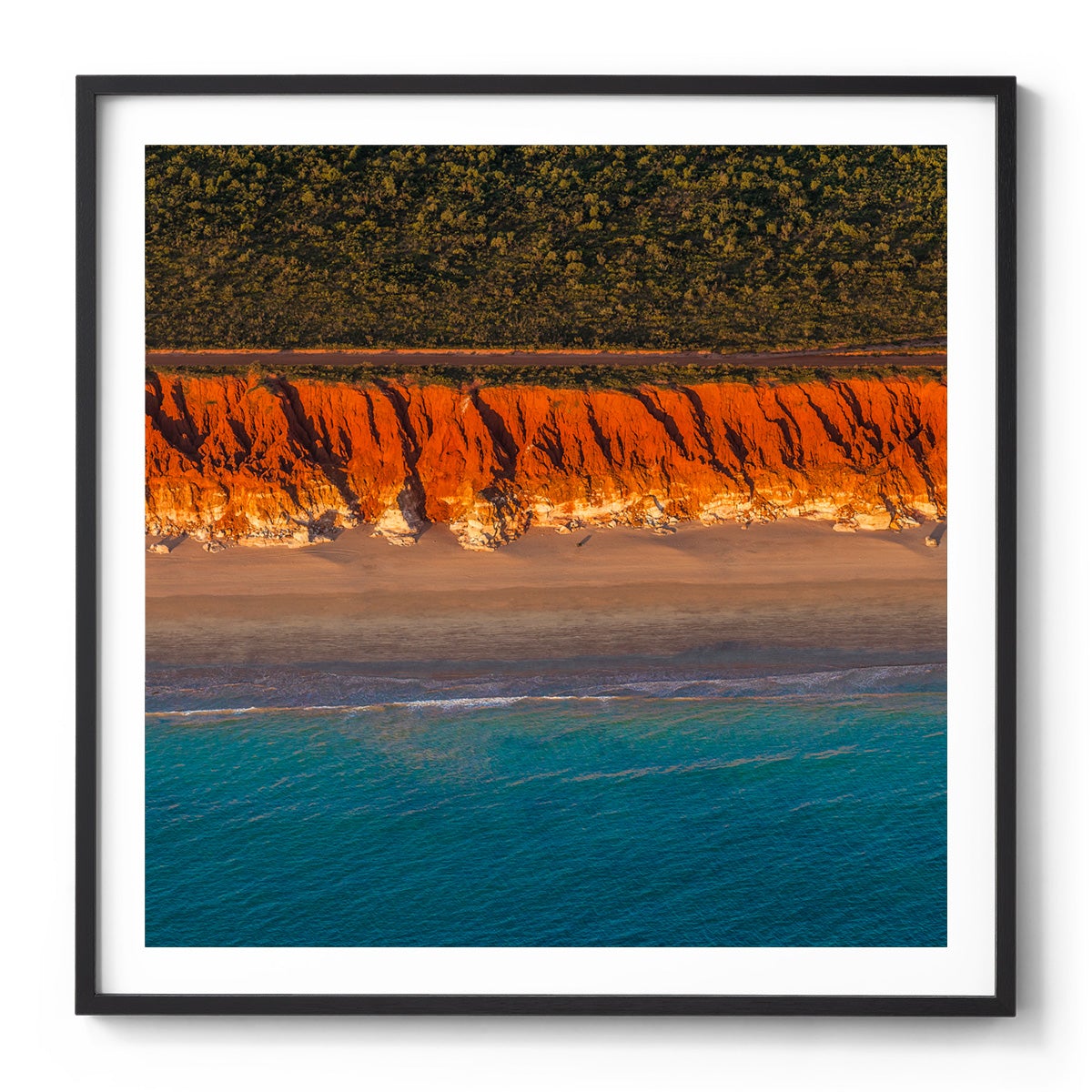 James Price Point Sunset #2 - Square Framed Print