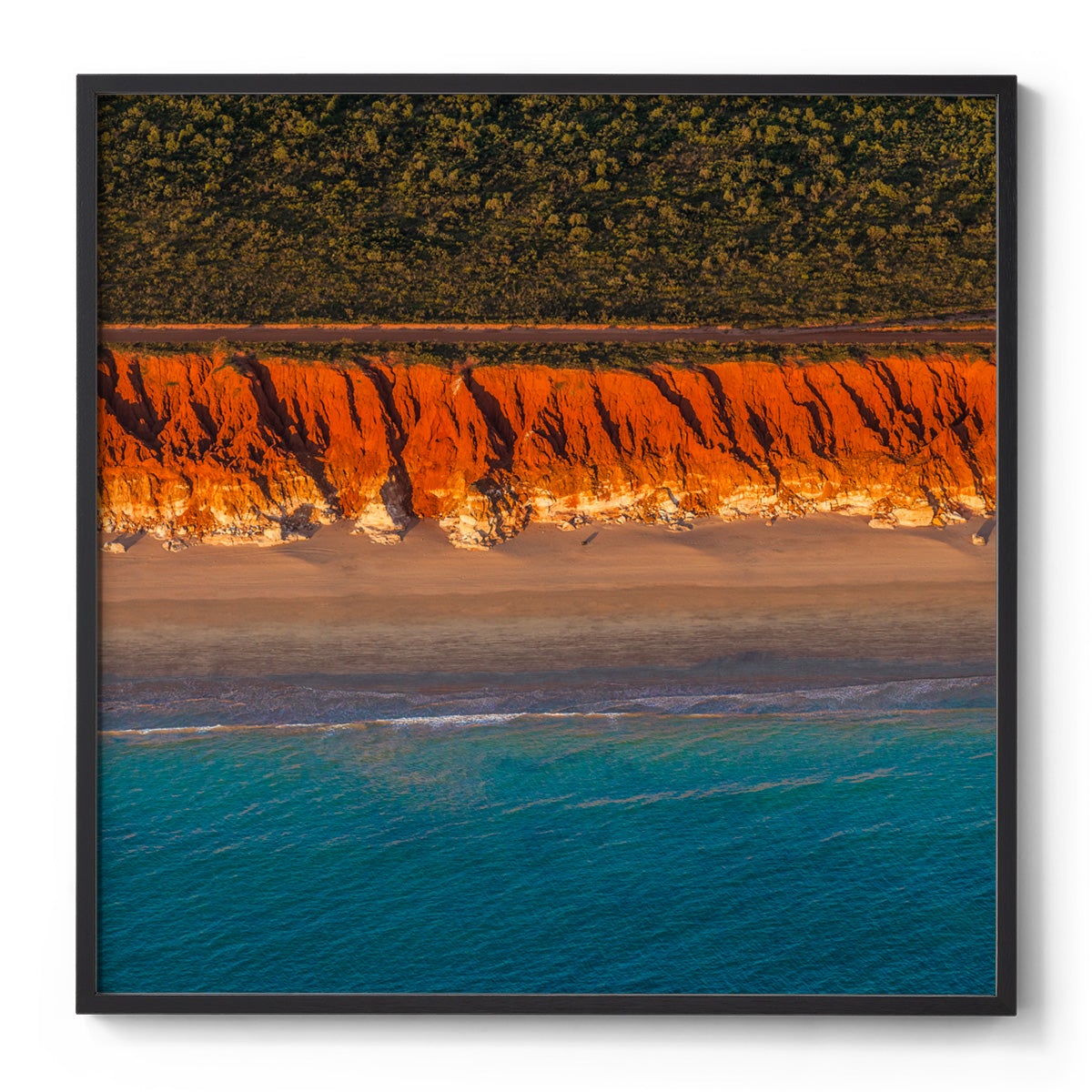 James Price Point Sunset #2 - Square Framed Print