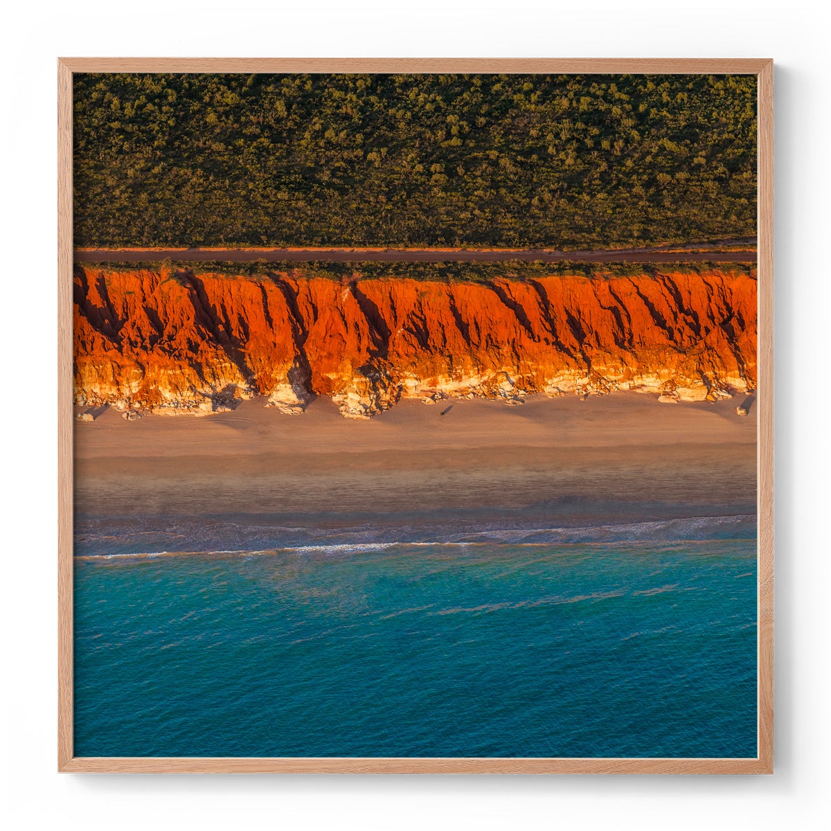 James Price Point Sunset #2 - Square Framed Print