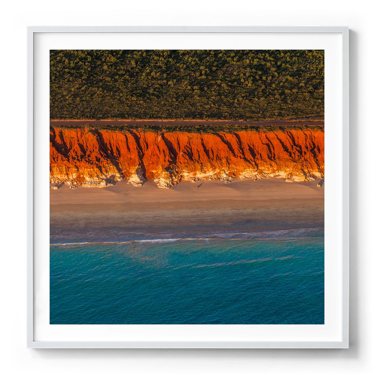 James Price Point Sunset #2 - Square Framed Print