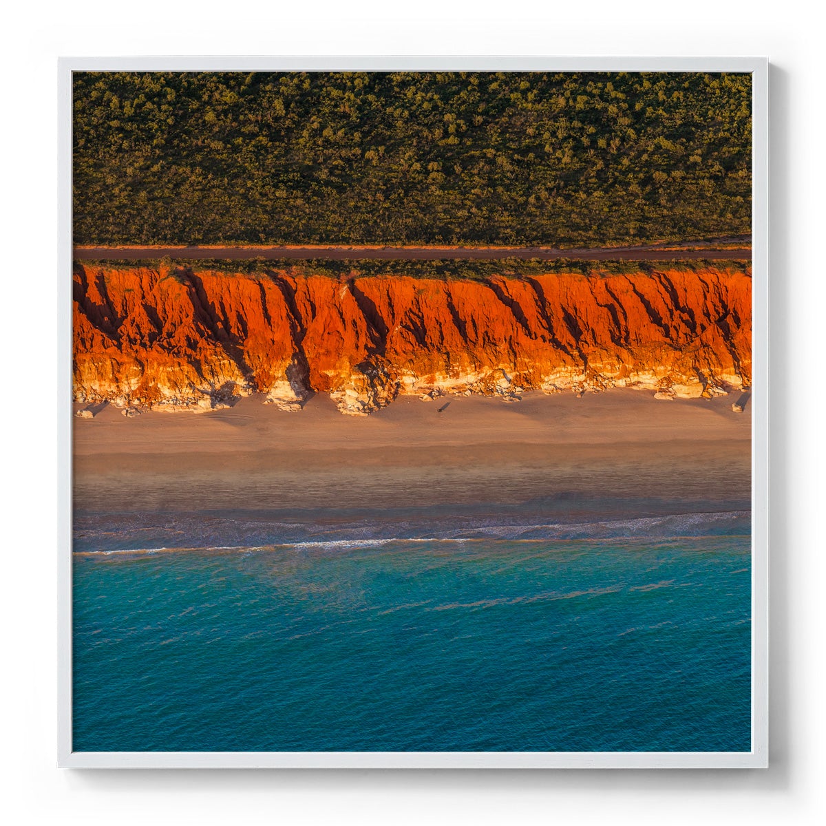 James Price Point Sunset #2 - Square Framed Print