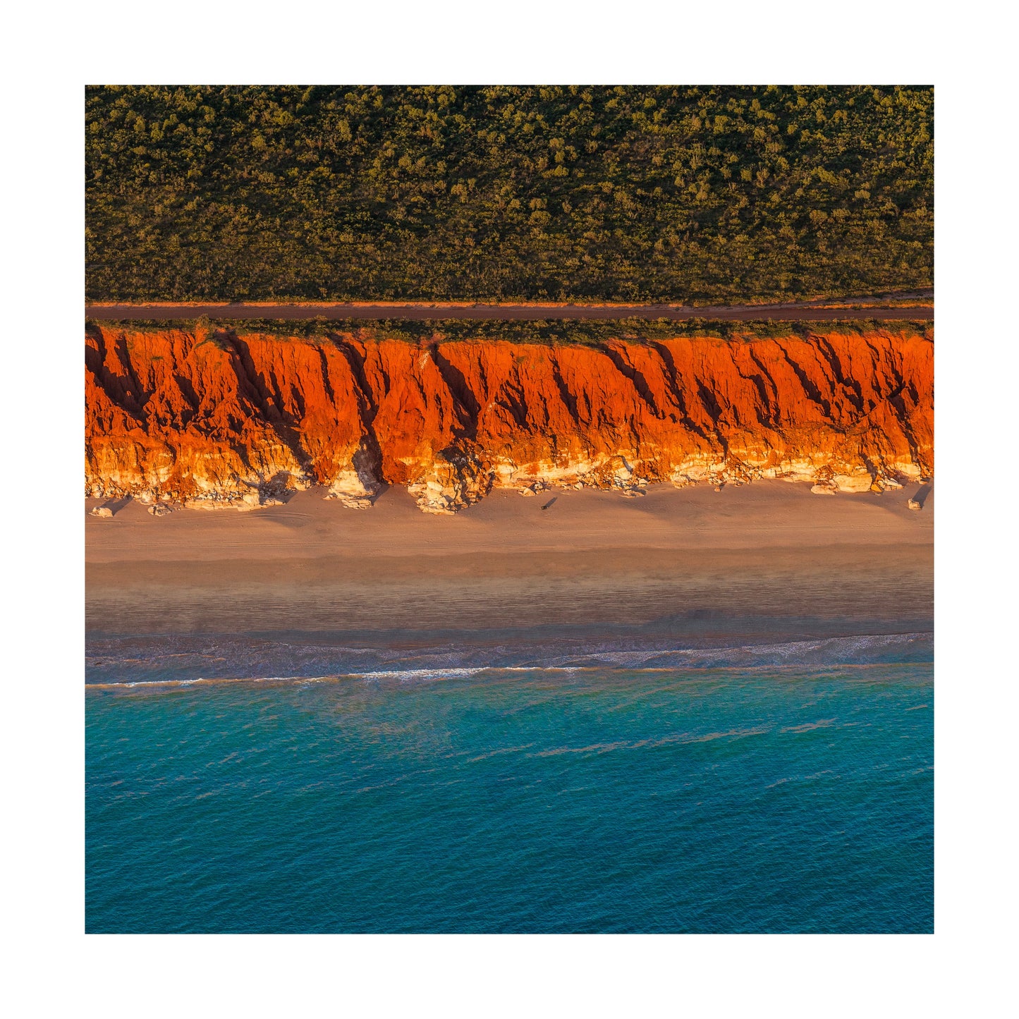 James Price Point Sunset #2 - Square Framed Print
