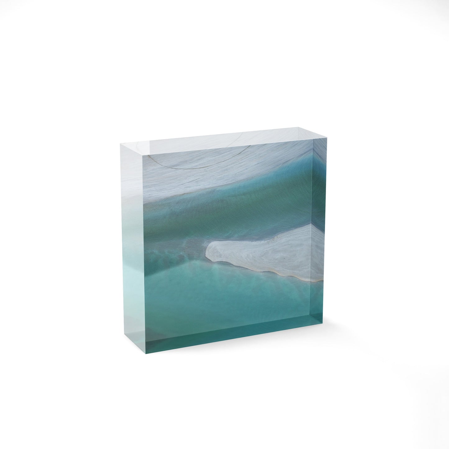 Willie Creek Sandbar - Square Acrylic ICE Block