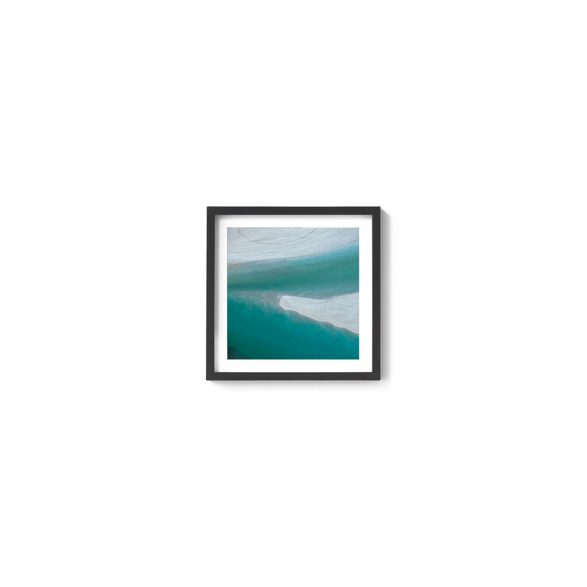 Willie Creek Sandbar - Square Framed Print
