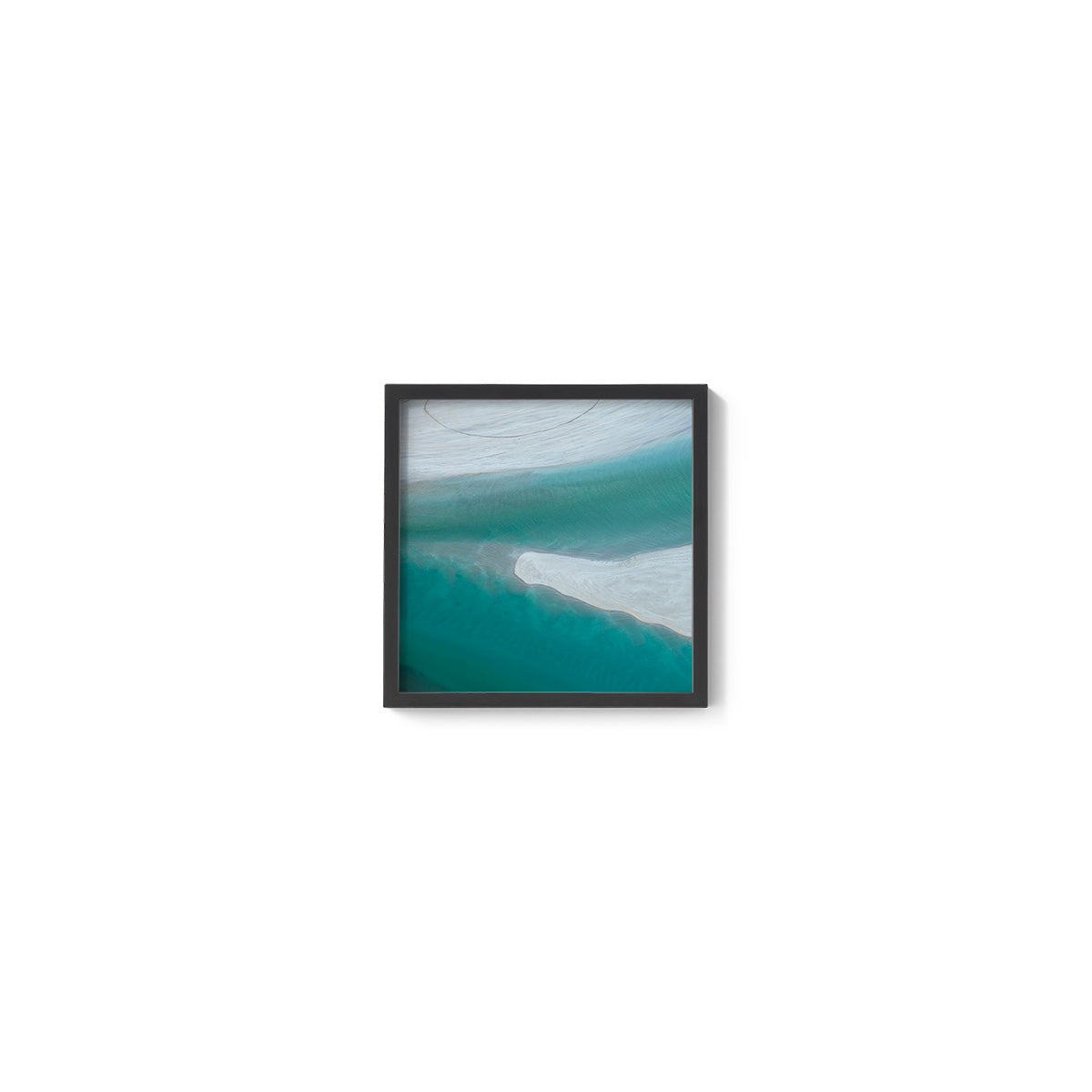 Willie Creek Sandbar - Square Framed Print