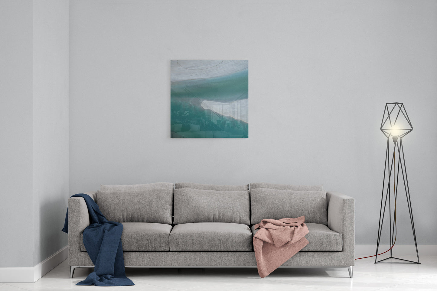 Willie Creek Sandbar - Square Acrylic Print