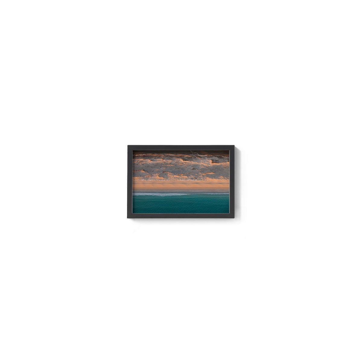 Camped on the Beach - Framed Print