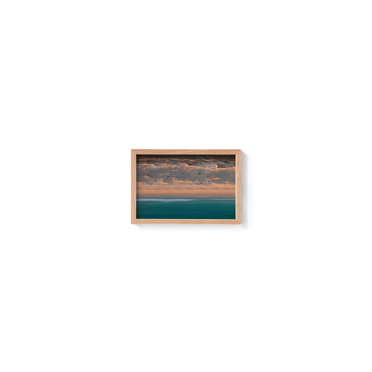 Camped on the Beach - Framed Print