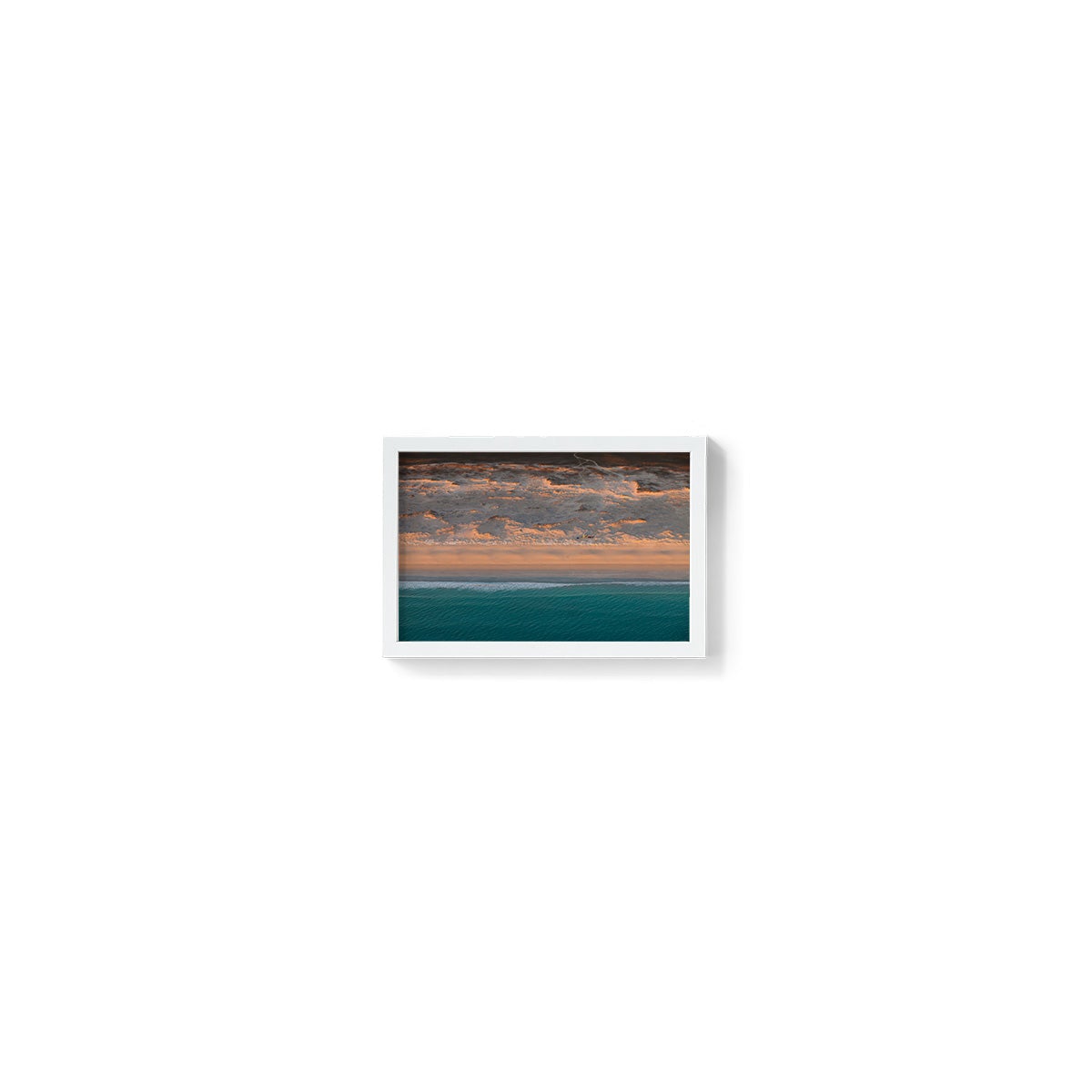 Camped on the Beach - Framed Print