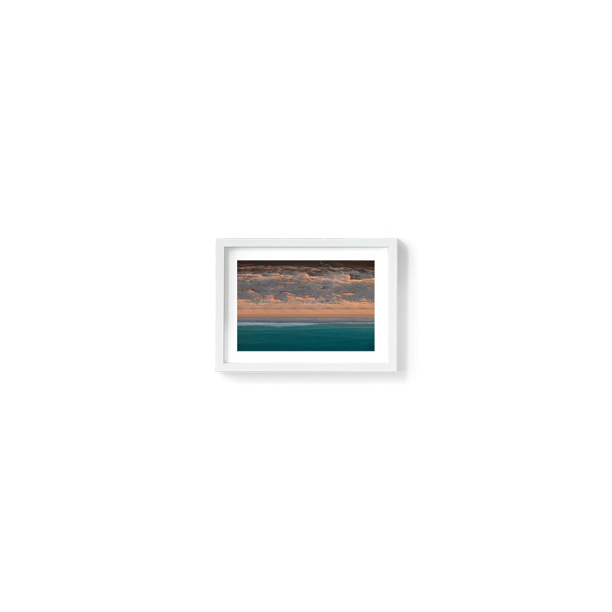 Camped on the Beach - Framed Print