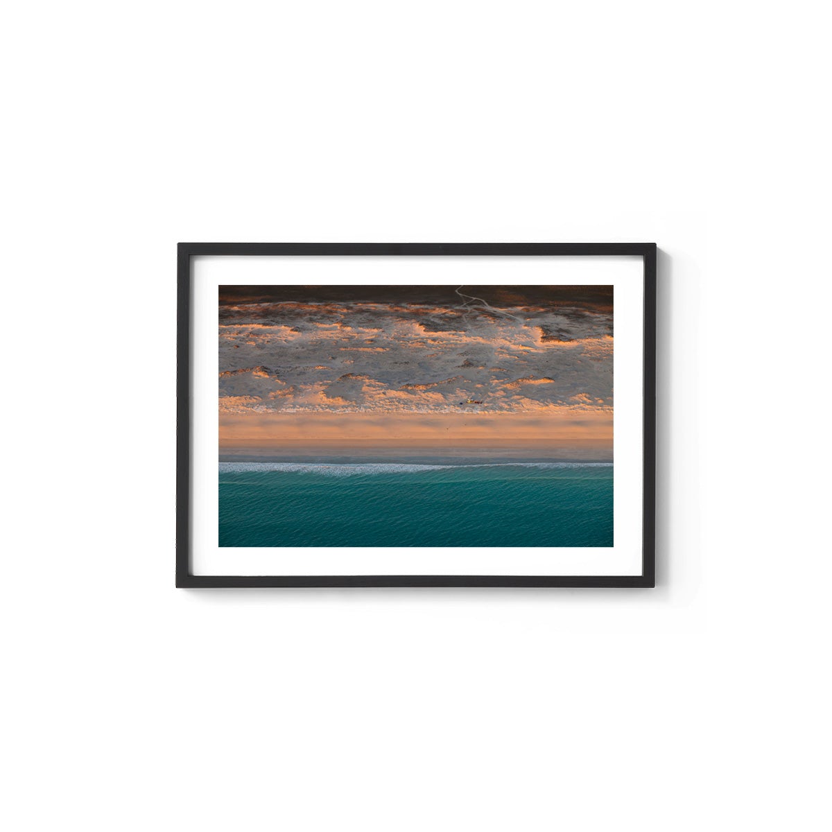 Camped on the Beach - Framed Print