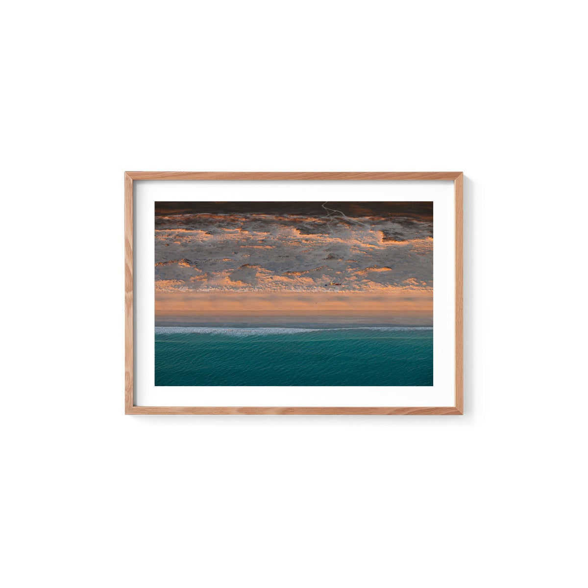 Camped on the Beach - Framed Print