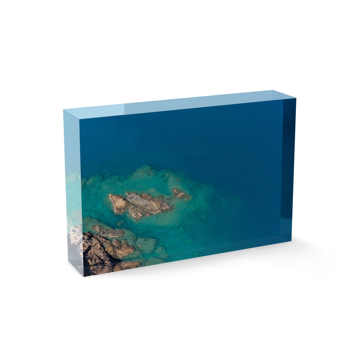 Langford Island Fringe Reef Abstract #1 - Acrylic ICE Block