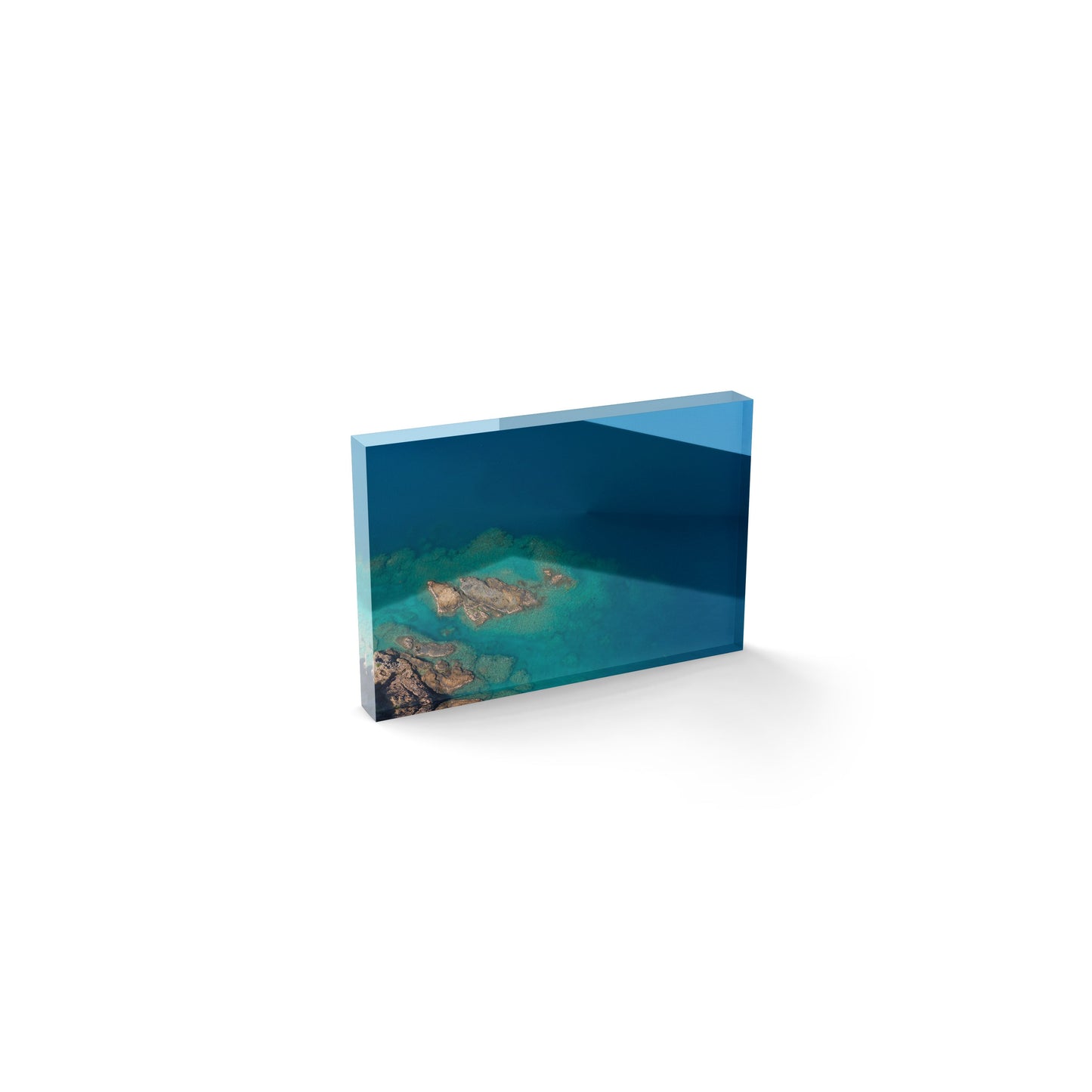 Langford Island Fringe Reef Abstract #1 - Acrylic ICE Block