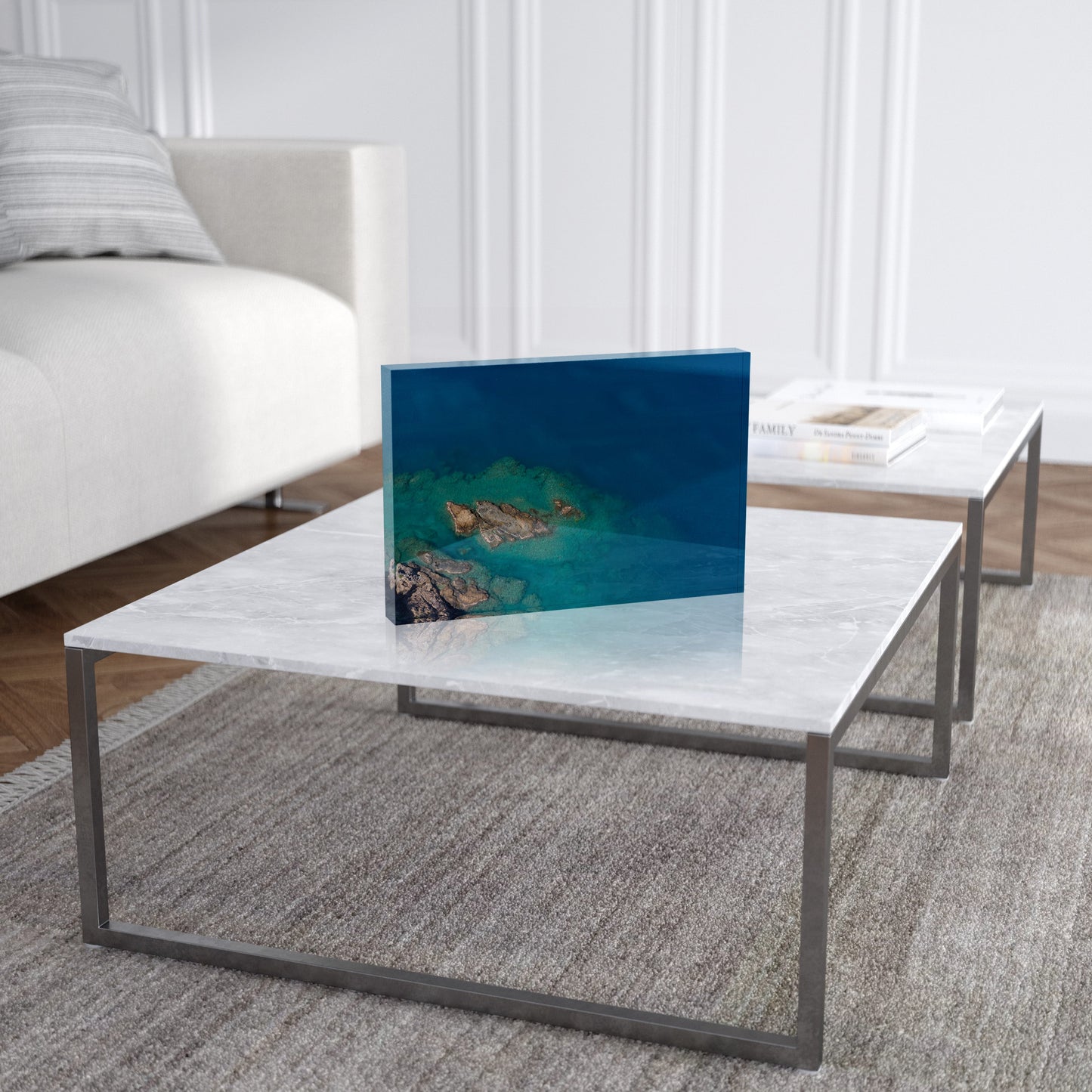 Langford Island Fringe Reef Abstract #1 - Acrylic ICE Block