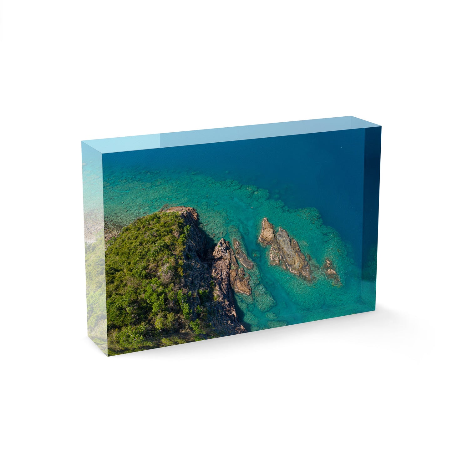 Langford Island Fringe Reef Abstract #2 - Acrylic ICE Block