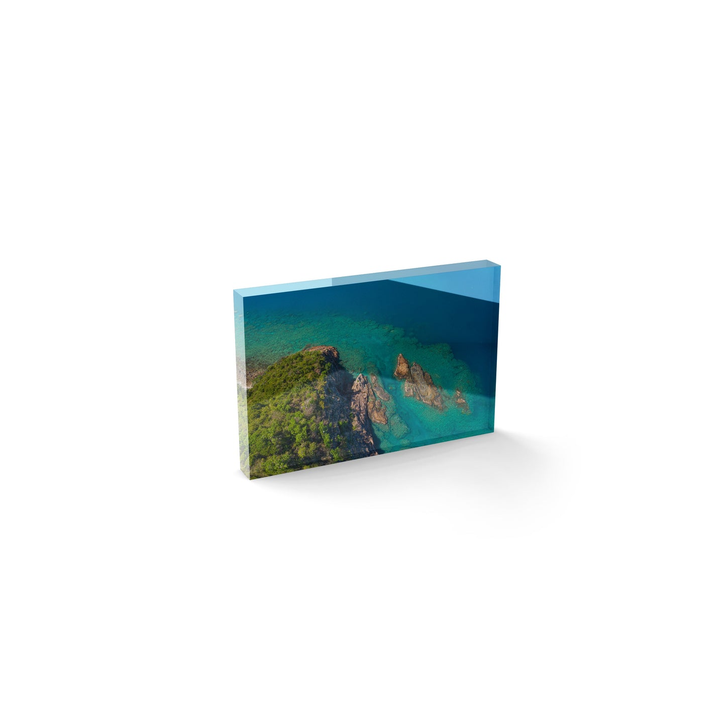 Langford Island Fringe Reef Abstract #2 - Acrylic ICE Block