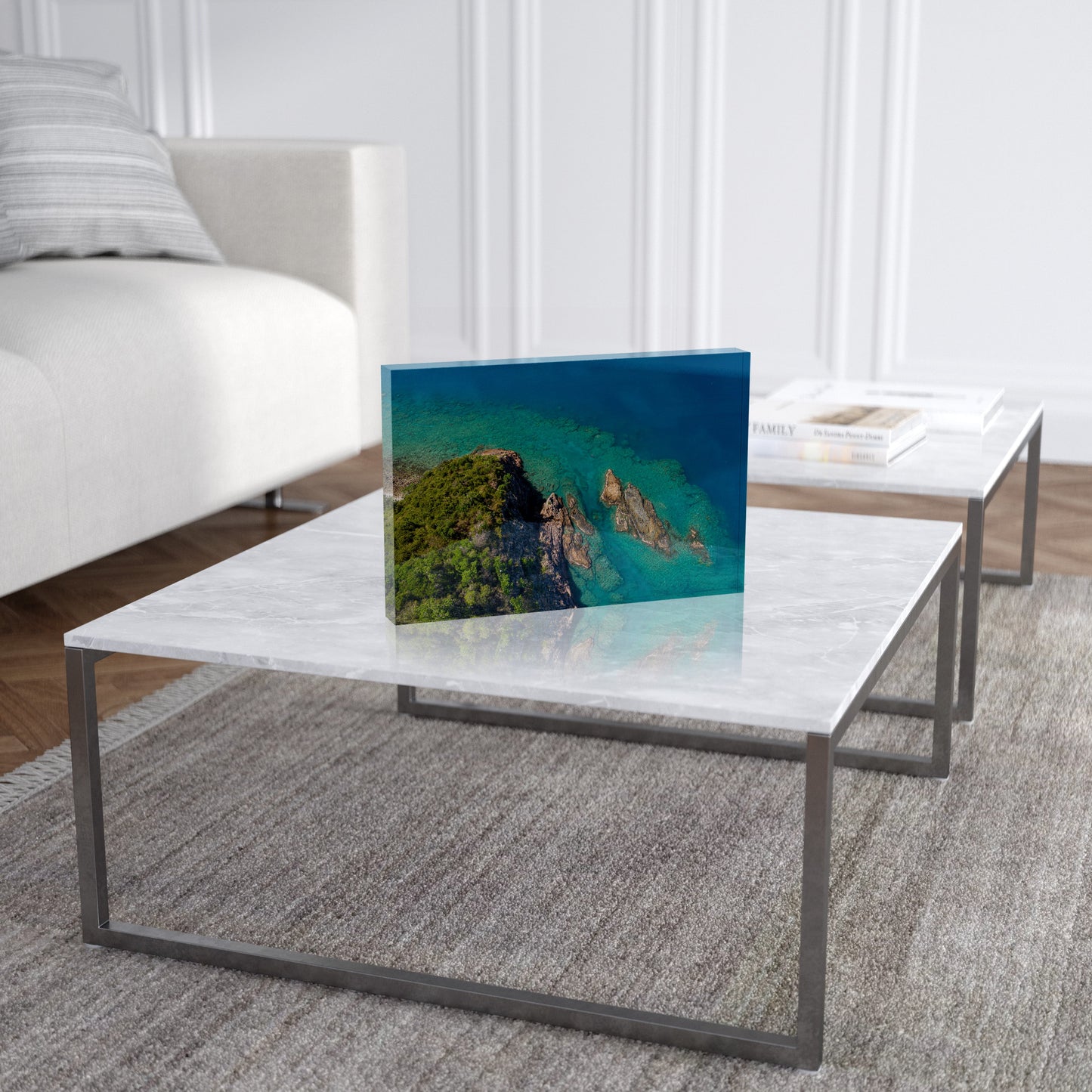 Langford Island Fringe Reef Abstract #2 - Acrylic ICE Block