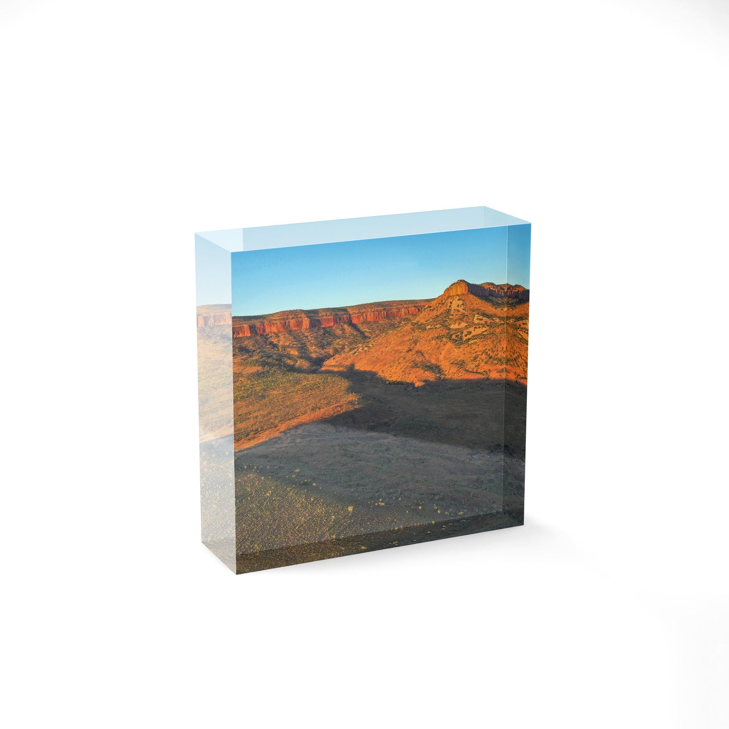 Cockburn Range Sunset - Square Acrylic ICE Block