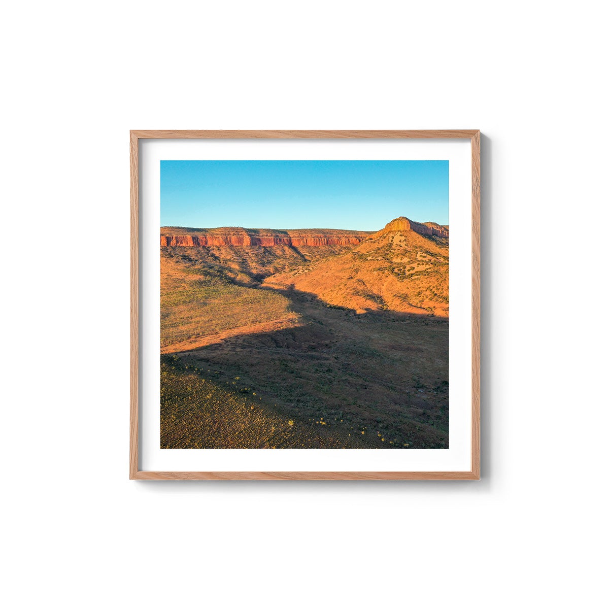 Cockburn Range Sunset - Square Framed Print