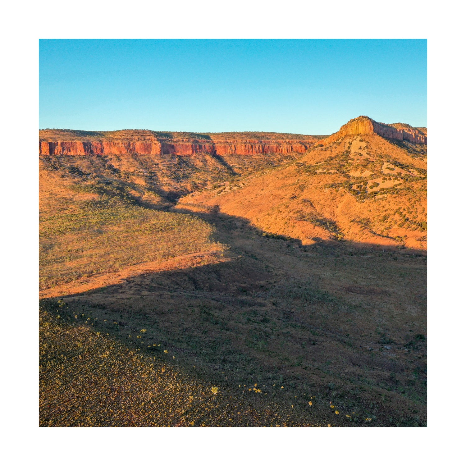 Cockburn Range Sunset - Square Acrylic ICE Block
