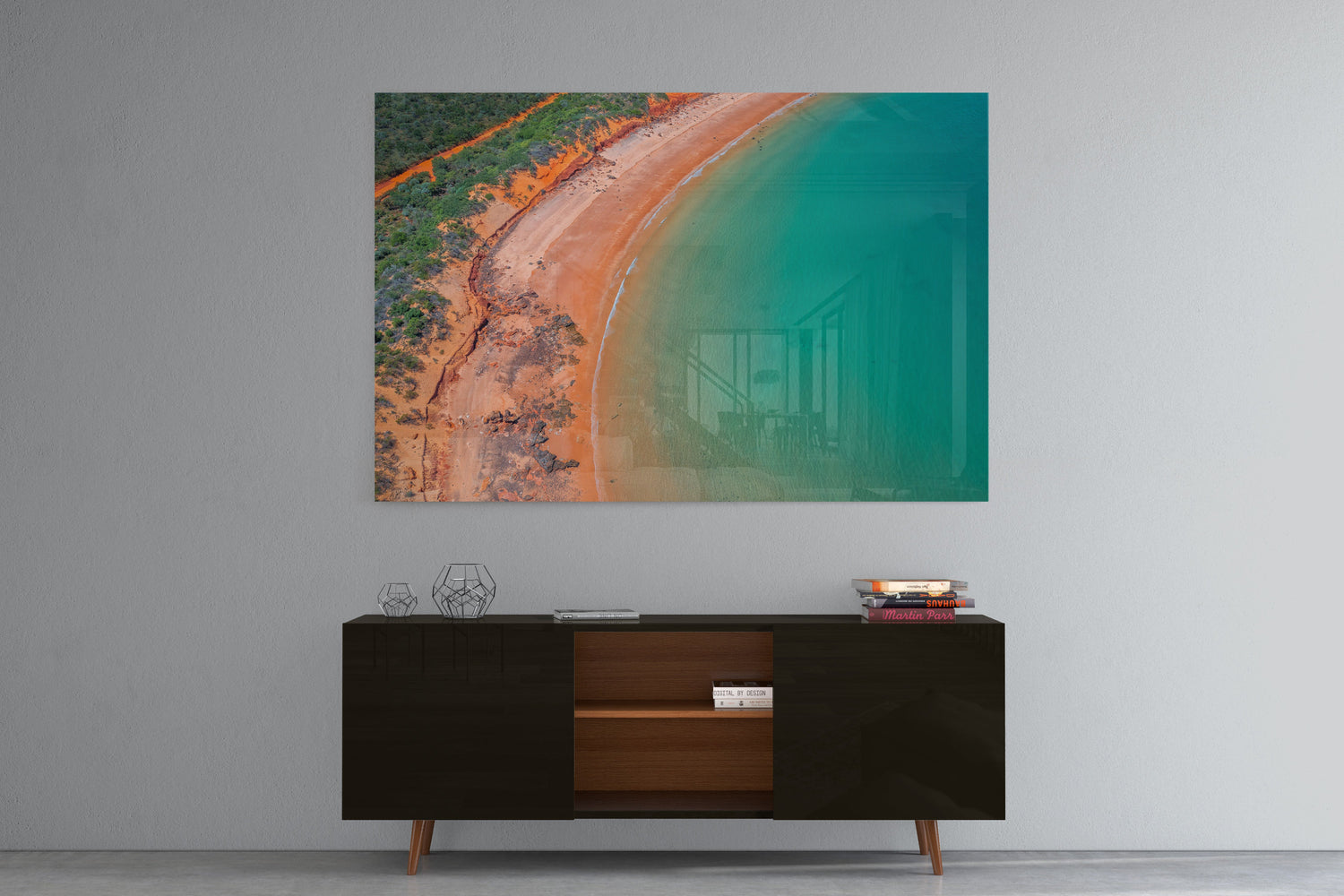 Riddell Beach Aerial, Lurujarri Walk - Acrylic Print