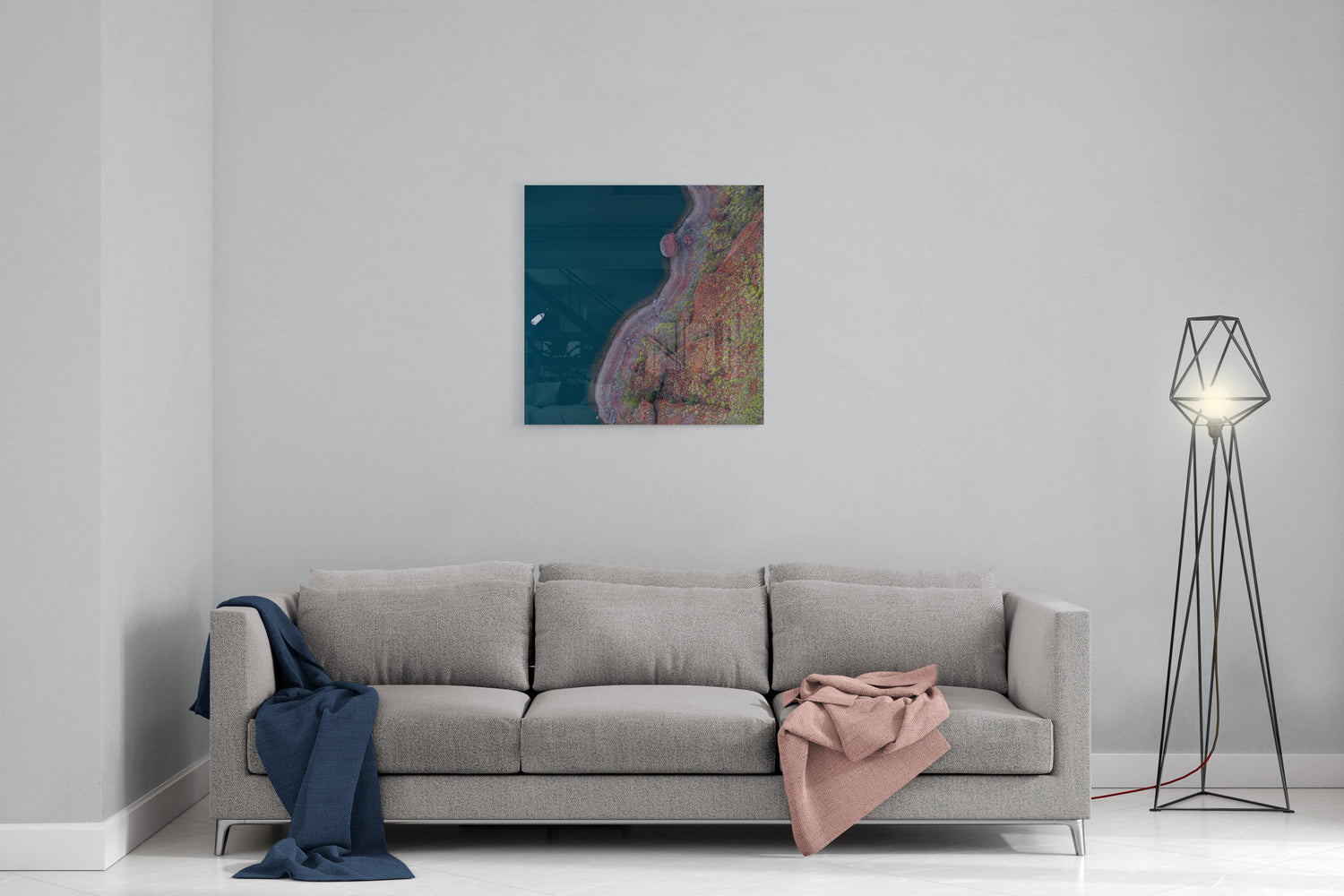 Entrance Point Abstracts #2 - Square Acrylic Print